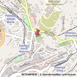 Mappa Via del Gallitello, 116, 85100 Potenza, Potenza (Basilicata)
