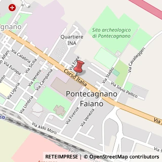 Mappa Corso Italia, 155, 84098 Pontecagnano Faiano, Salerno (Campania)