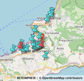 Mappa Via Cesine, 80062 Meta NA, Italia (1.726)