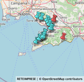 Mappa Via Cesine, 80062 Meta NA, Italia (9.1025)