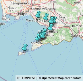 Mappa Via Cesine, 80062 Meta NA, Italia (8.57714)