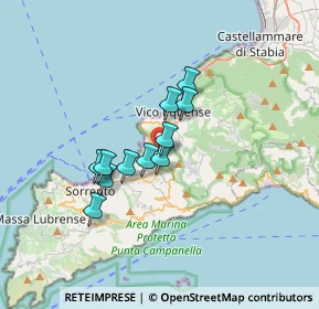 Mappa Via Cesine, 80062 Meta NA, Italia (2.60636)