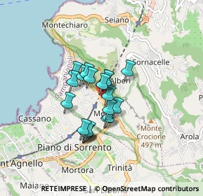 Mappa Via Cesine, 80062 Meta NA, Italia (0.595)