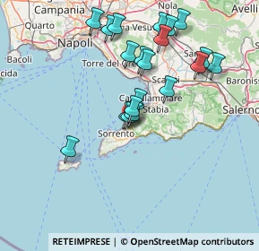 Mappa 80062 Meta NA, Italia (15.2795)