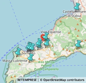 Mappa Via Madre Remigia Guercia, 80062 Meta NA, Italia (3.7975)