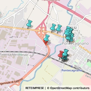 Mappa Via Case Rosse, 84131 Salerno SA, Italia (0.5445)