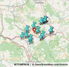 Mappa Picerno, 85055 Picerno PZ, Italia (10.091)