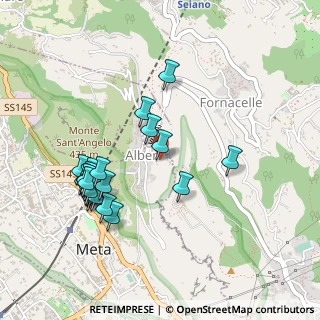 Mappa Via Alberi, 80062 Meta NA, Italia (0.525)