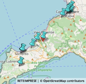 Mappa Via Alberi, 80062 Meta NA, Italia (5.59875)