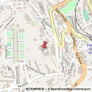 Mappa Via Anzio, 4, 85100 Potenza, Potenza (Basilicata)
