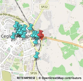 Mappa SS 581, 72013 Ceglie Messapica BR, Italia (0.484)