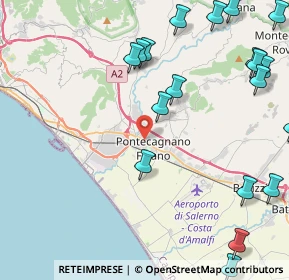 Mappa Via Pietro Mascagni, 84098 Pontecagnano Faiano SA, Italia (6.4655)