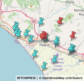 Mappa Via Pietro Mascagni, 84098 Pontecagnano Faiano SA, Italia (4.124)