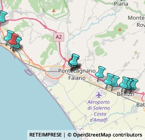 Mappa Via Pietro Mascagni, 84098 Pontecagnano Faiano SA, Italia (5.39056)