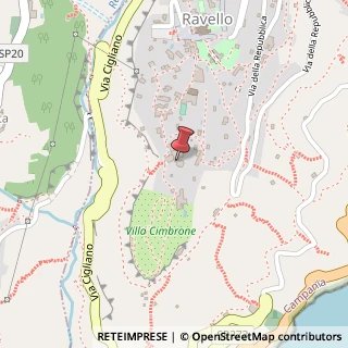 Mappa Via Santa Chiara, 15, 84010 Ravello, Salerno (Campania)