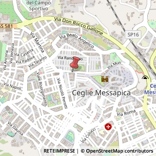 Mappa Via San Rocco, 59, 72013 Ceglie Messapica, Brindisi (Puglia)