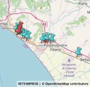 Mappa Via Lorenzo Spadafora, 84131 Salerno SA, Italia (3.98083)