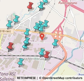 Mappa Via Lorenzo Spadafora, 84131 Salerno SA, Italia (0.581)