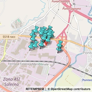 Mappa Via Lorenzo Spadafora, 84131 Salerno SA, Italia (0.25)
