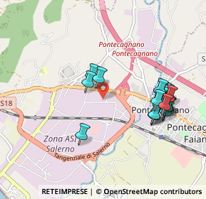 Mappa Via Lorenzo Spadafora, 84131 Salerno SA, Italia (1.055)