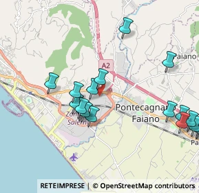 Mappa Via Lorenzo Spadafora, 84131 Salerno SA, Italia (2.43556)