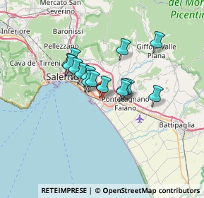 Mappa Via Fondo Dattero, 84131 Salerno SA, Italia (5.08067)