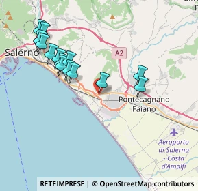 Mappa Via Fondo Dattero, 84131 Salerno SA, Italia (4.23214)