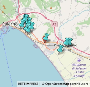 Mappa Via Fondo Dattero, 84131 Salerno SA, Italia (4.08133)