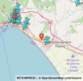 Mappa Via Fondo Dattero, 84131 Salerno SA, Italia (6.55471)