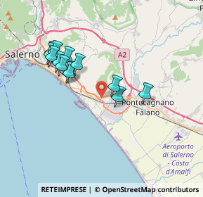 Mappa Via Fondo Dattero, 84131 Salerno SA, Italia (3.65385)