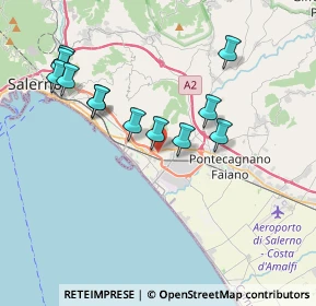 Mappa Via Fondo Dattero, 84131 Salerno SA, Italia (3.97)