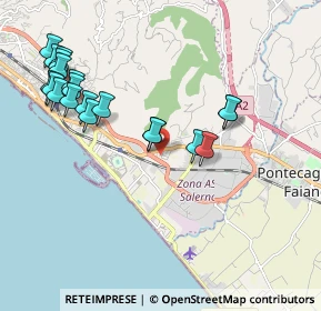 Mappa Via Fondo Dattero, 84131 Salerno SA, Italia (2.3585)