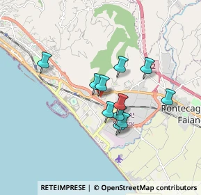 Mappa Via Fondo Dattero, 84131 Salerno SA, Italia (1.43182)