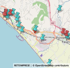 Mappa Via Fondo Dattero, 84131 Salerno SA, Italia (3.255)