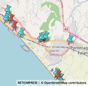 Mappa Via Fondo Dattero, 84131 Salerno SA, Italia (2.934)