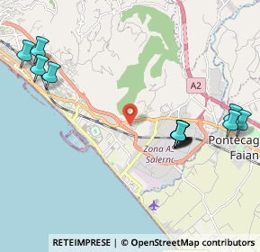 Mappa Via Fondo Dattero, 84131 Salerno SA, Italia (2.56846)