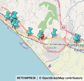 Mappa Via Fondo Dattero, 84131 Salerno SA, Italia (2.8325)
