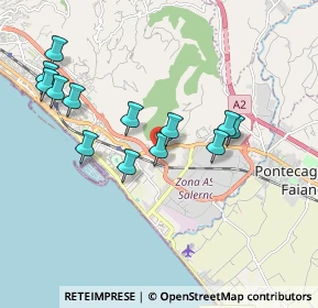 Mappa Via Fondo Dattero, 84131 Salerno SA, Italia (1.99385)