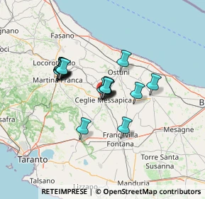 Mappa Via Francesco Petrarca, 72013 Ceglie Messapica BR, Italia (10.79722)