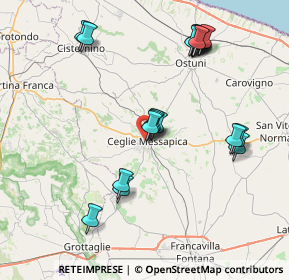 Mappa Via Francesco Petrarca, 72013 Ceglie Messapica BR, Italia (8.781)