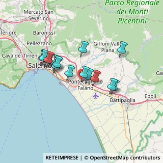 Mappa Via Isonzo, 84098 Pontecagnano Faiano SA, Italia (6.29133)
