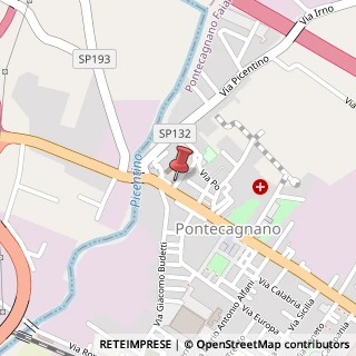 Mappa Via tevere, 84098 Pontecagnano Faiano, Salerno (Campania)