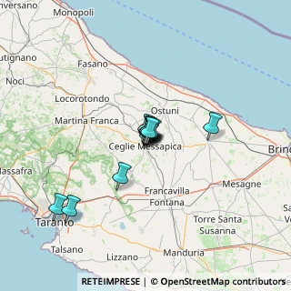 Mappa Via Chiesa, 72013 Ceglie Messapica BR, Italia (7.75333)