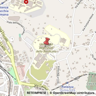 Mappa Via Nazario Sauro, 85, 85100 Potenza, Potenza (Basilicata)