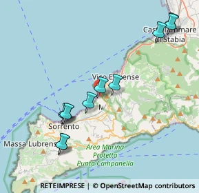 Mappa Via Santa Lucia, 80062 Meta NA, Italia (4.45091)