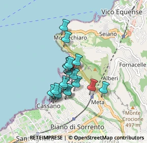 Mappa Via Santa Lucia, 80062 Meta NA, Italia (0.701)