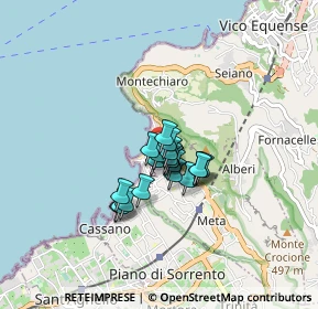 Mappa Via Santa Lucia, 80062 Meta NA, Italia (0.517)