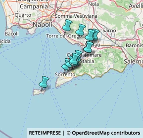 Mappa Via Santa Lucia, 80062 Meta NA, Italia (8.40643)