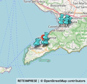 Mappa Via Santa Lucia, 80062 Meta NA, Italia (6.24917)