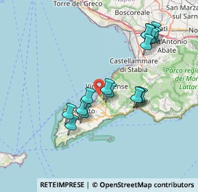 Mappa Via Santa Lucia, 80062 Meta NA, Italia (7.80765)